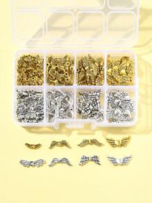 140/155Pcs 8 Styles Style Alloy Beads, Wing - Wing - View 9