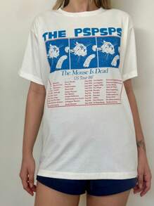 The Pspsps T-Shirt - Cream - 香檳色 - 查看 3