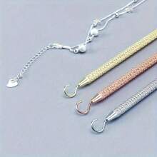 1PC Bracelet Helper Tool For Handmade Jewelry, Assisting In Making Bracelets, Necklaces, Gift For Valentine's Day, Available In Golden, Silvery, And Rose Gold Colors. - Multicolor - View 6