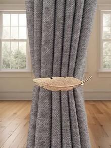 Alloy Metal Spring Curtain Clips, High-End Curtain Tiebacks, Metal Texture Home Decor - Multicolor - View 13