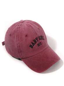 1pc Women's Casual Adjustable Soft Top Baseball Cap, Light Gray - Light Grey - View 6