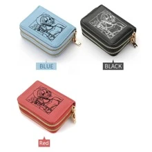 Women Multipurpose Small Card Holder Organ Type Clutch Bag Double Zipper Wallet PU Leather Coin Purse Women Pink Wallet ID Card Holder Short Purse With Coin Pocket Pu Money Bag Cartoon Money Cash White-Collar Workers For Female For Women College Work Business Commute Office For Anniversary For Couple For Birthday Gift On Valentine Day Gift Gift Present Gifts For Teachers