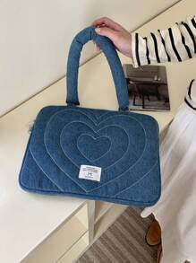 INS 时尚笔记本电脑内胆包，适用于 MacBook 13/14 英寸、15/15.6 英寸、单肩笔记本电脑手提包