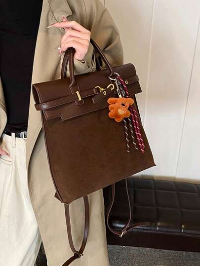 2025 Spring New Large Capacity Backpack For Women, Fashionable American Style Minimalist Travel Bag