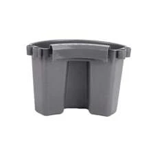 Organizador Universal de Cubeta Herramientas de Detallado de Autos Toallas Cepillos Guante Kits de Almacenamiento Rápido y Fácil Cubeta de Lavado Externa Colgante - Gris - Ver 2