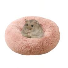 Cama Calmante Para Cães, Donut Cuddler, Cama Redonda De Pelúcia Quente E Macia, Cama Com Almofada, Adequada Para Cães Pequenos/Médios, Gatos, Hamsters