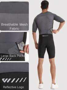 wulibike Triathlon Suits Men,High Elasticity Breathable Quick-Qrying Trisuit Race‌ Skinsuits Cycling Swimskin Bike Swim Run