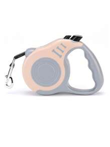 1 Piece Dog Leash Automatically Retractable Dog Walking Tool Dog Leash Pet Leash Color Blocking Bone Frosted Leash Portable Dog Leash Automatically Retractable Dog Walking Chain (Different Batches Do Not Affect The Use And Appearance)