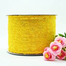 VEN003 "Elegant Lace: Delicacy That Transforms Your Creation" - Yellow - View 2