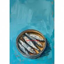 1 件墙面艺术海报无框现代复古餐饮水果橙子鳄梨番茄咖啡海报和印刷品帆布画墙壁艺术图片用于食物厨房装饰