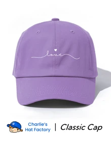 1 件 LOVE 印花棒球帽,时尚经典柔软吸汗带可调节尺寸轻质防晒百搭经典帽,适合户外运动日常穿着派对度假送给家人朋友情侣的完美礼物 - LOVE - 查看 8