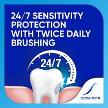 Pasta de dientes blanqueadora para dientes sensibles Sensodyne Extra Whitening - Paquete de 2 unidades de 4 onzas - Multicolor - Ver 4