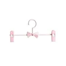 5pcs/1pc Adjustable Lovely Bowknot Non-Slip Clothes Hangers, Children Pants Hanger Clip, Space-Saving Expandable Hanger With Non-Slip Clips For Baby/Kids Clothes - Plastic Design - Multicolor - View 13