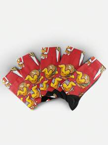 1 双女士中筒袜、长袜、白袜、黑袜、女士袜子、可爱袜子、女孩袜子、短袜，吸湿排汗，柔软、透气、吸湿排汗、甜美可爱。适合居家、办公室、休闲和所有季节穿着。颜色随机