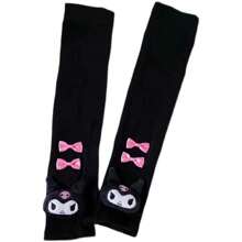 Sanrio (Autorizat) 1PC Sanrio Cremă solară gheață mâneci desene animate drăguț în aer liber UV protecție solară neagră gheață mâneci de mătase pentru studenți