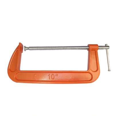 Grampo Tipo C 10 Polegadas Profissional em Ferro Reforçado