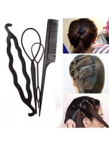 6-14pcs No Heat Hair Curlers, Plastic Material, Create Voluminous Curls, Suitable For Bangs & Hairstyles, Ideal Hair Styling Tool & Accessory - Multicolor - View 10