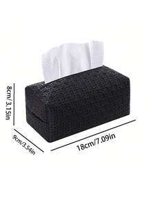 Waterproof Leather Tissue Box, High-Quality Modern Design And Fashionable Square Shape, Suitable For Home Decor, Bedroom, Car Tissue Box, Travel Wet Wipes Box, Ceramic Tissue Box, Square Tissue Box, Tissue Box, Napkin Holder, Tissue Box Holder, Ideal For Holiday Family Gatherings, Kitchen Dining Table Decor - Multicolor - View 11