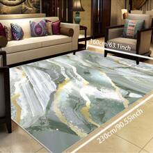 Local Rug, Luxurious Marble Pattern Rug With Backing, Machine Washable Rug, Dot-Plastic Backed, Room Rug, Bedroom, Home Office, Kids' Room, Playroom, Kitchen, Dining Room Mother's Day Home Bathroom Decor - Multicolor - View 14