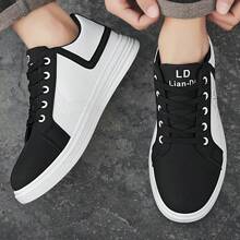 Fashion Casual Shoes, Versatile, Suitable For School, Office, Going Out And Many Other Occasions. - Black and White - View 5