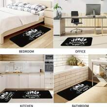 1pc/2pcs/3pcs Black & White Kitchen Mat - Crystal Velvet Material, Anti-Fouling Anti-Slip, Machine Washable, Suitable For Sink, Bedroom, Living Room And Dining Room - Multicolor - View 11
