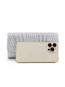 New Arrival Envelope Design Evening Green Color Women Clutch Bags Small Pocket Money Bags Party Wedding Handbags