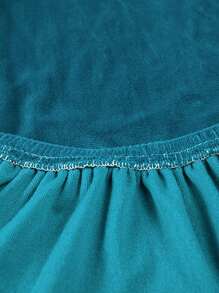 2 件装银狐毛绒老虎靠垫套弹性全包裹沙发套