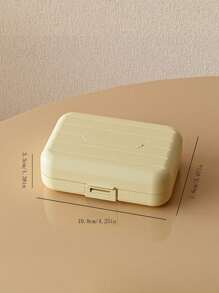 1PC Travel Portable 7-Compartment Sealed Medicine Dispensing Box, Mini Carry-On, Waterproof, Moisture-Proof And Dustproof, Suitable For Storing Medicines, Fingers And Other Small Items