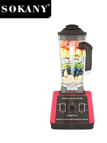 SOKANY 1 Stück SOKANY Multifunktions-Mixer, 2,5L Fassungsvermögen, Kupfermotor, 9-stufig einstellbar, scharfe Klingen, mischen gleichmäßiger und gesünder, geeignet für Küche, Restaurant, Zuhause, einfach zu reinigen, bequem zu benutzen, einfache Bedienung, kann als Geschenk zu Feiertagen verwendet werden