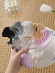 5pairs Dot Pattern Comfortable And Fashionable Low-Cut Invisible Socks - Multicolor - View 3