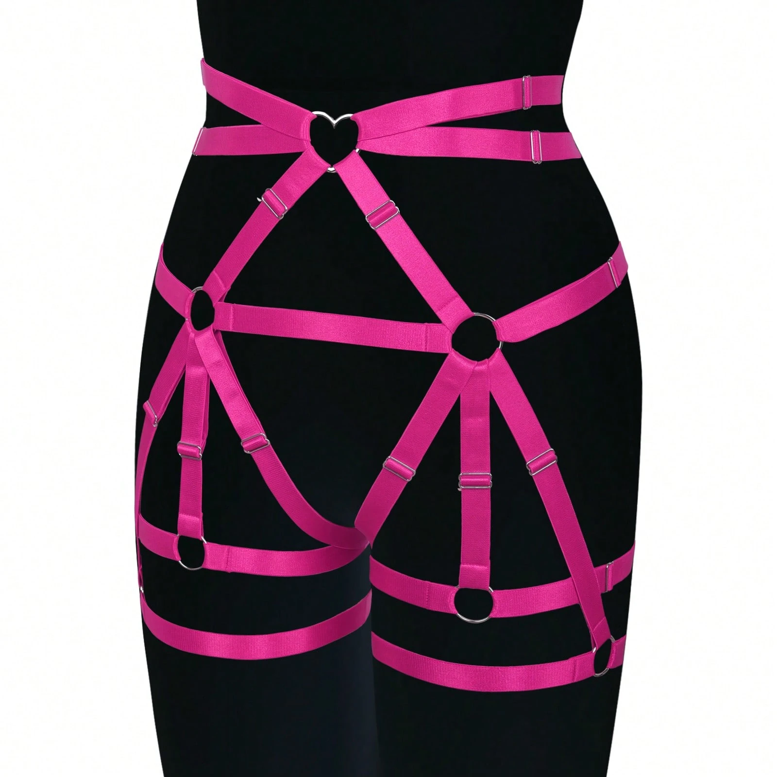 Giarrettiera In Pelle AJOHBM Regolabile - Intimo Sessuale, Yoga E Cosplay - Foto 9