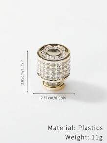 2 件北欧创意橱柜把手现代简约单孔抽屉衣柜门把手欧式风格 - 彩色 - 查看 4