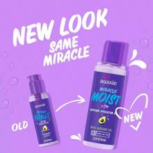 For Dry Hair - Aussie Miracle Moist Intense Hydration Oil With Jojoba Oil - 3.2 Fl Oz - 1 - View 1
