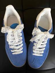 1 paar dames witte kant strik uitgehold 120cm schoenveters, niche Koreaanse versie schoendecoratie accessoire geschikt voor sportschoenen, casual schoenen, flats, canvas schoenen, bruidsschoenen en meer voor dames heren sneakers schoenen heren sneakers hardloopschoenen zomer