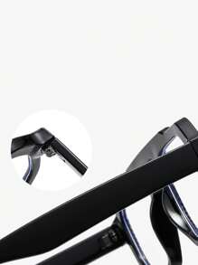 1 par de gafas de hombre de moda estilo aviador con doble puente y lentes transparentes