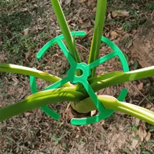 4 piezas de abrazaderas para tallos de plantas, herramientas de jardinería de plástico, soportes de plantas de plástico para plantas trepadoras de interior que se pueden reutilizar