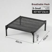 1-Piece Outdoor Dog Cot With Mesh Fabric - Summer Breathable & Cool Rest Bed For Small And Medium-Sized Dogs - Multicolor - View 15