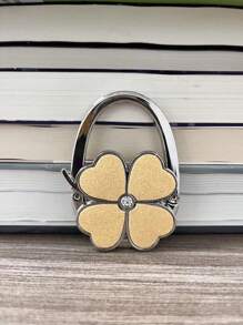 Móc treo túi xách gấp gọn hình cỏ bốn lá, giá đỡ bàn đựng ví gấp gọn - Nhiều màu - Xem 19