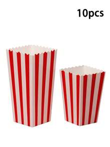 5قطع/10 قطع/20 قطعة من علب الفشار المقوى، أوعية الفشار المتينة، لوازم الأفلام المُريحة، أكواب الفشار المناسبة للاستخدام المنزلي، الحفلات، الملتقيات وآلات الفشار، قطع الدجاج الصغيرة، تغليف الوجبات الخفيفة - ورق - مشاهدة 23