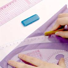 1 Set Of Garment Sewing Ruler Pattern Making Grading Ruler Garment Design Drawing Pattern Making Ruler Cutting Ruler - Transparent - View 6