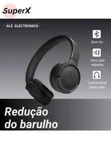 Tune T510bt  Wireless Bluetooth Stereo Headphones For Android IOS - 黑色 - 查看 6