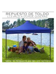 Replacement Canvas For 3x3 Waterproof Awning - Blue - View 6