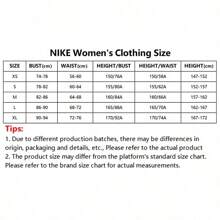 Nike 2025 女款长袖拉链上衣针织无领T恤 TFD2377-010 - 黑色 - 查看 8