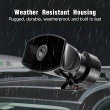 100W 12V 7 Sound Loud Car Alarm P-Olice Fire Horn Siren PA Speaker MIC System Kit - Black - View 6