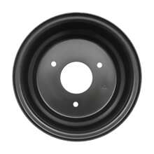 RAINAUT 7" ATV Wheel Rim 3 Lugs 16x8-7 Tire Rim Parts For 125cc ATV Black Wheel Rim Tire 3 Holes 78mm Hole Distance, Black - 7 INCH - View 3