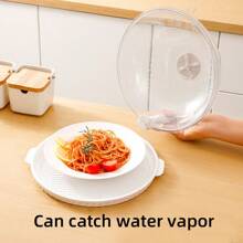 1pc Microwave Food Cover, Splatter Screen, Reusable Meal Prep Lid, Kitchen Accessory