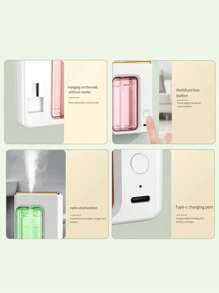 1 件香薰机，含 1 瓶精油，香薰机，可充电，适用于浴室、房间、客厅