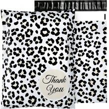 50Pcs Large Poly Mailers 14.5 X 19, Cute Shipping Bags For Small Business Clothing Mailers Poly Bags Poly Mailer Plastic Mailing Bags, Big Polymailers Package Bags Shipping Envelopes Mailers - Cheetah - 查看 1