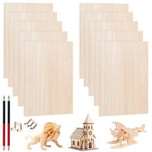 2mm Thick Basswood Board For Crafts,Square Craft Wood Boards For DIY Projects,Architectural Models,Carving,Painting.
