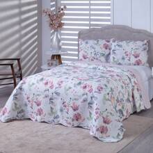 Boutis Ultrasonic Double-Sided 3-Piece Bedspread Kit With Pillowcase - Seville - View 2